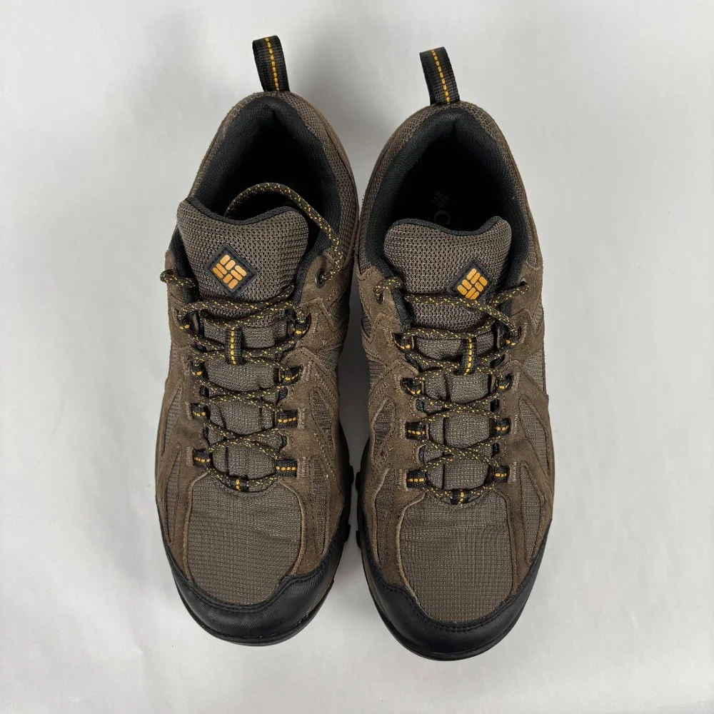 Colombia, Hiking Shoes, omni-grip, Brown/Gray-ish Brown, Leather/canvas, Size 8 - Picture 4 of 15